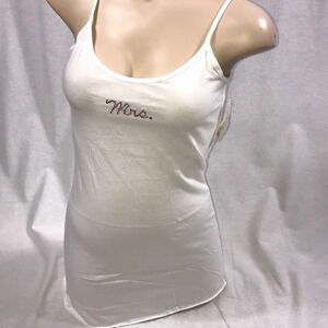 Classy Bride Size Small Bedazzled “Mrs.” Cami Nighty New With Tags